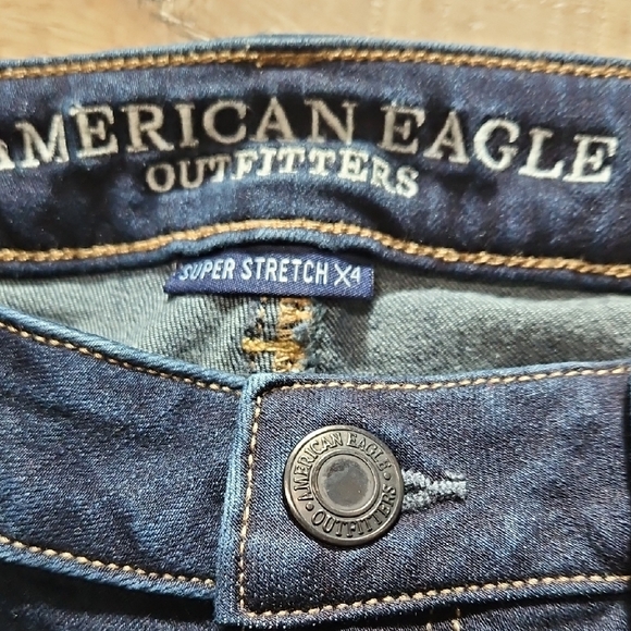 American Eagle Outfitters Super Stretch Jeans - Deep Blue - Picture 2 of 4